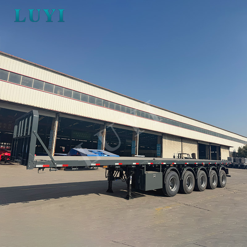 Semirimorchio a pianale ribassato a 5 assi per trasporto container da 13,6 milioni