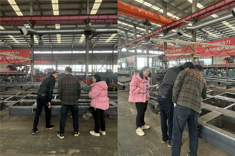 Il nostro cliente è venuto al nostro quartier generale di Shandong e ha avuto una negoziazione dettagliata faccia a faccia con il team professionistico