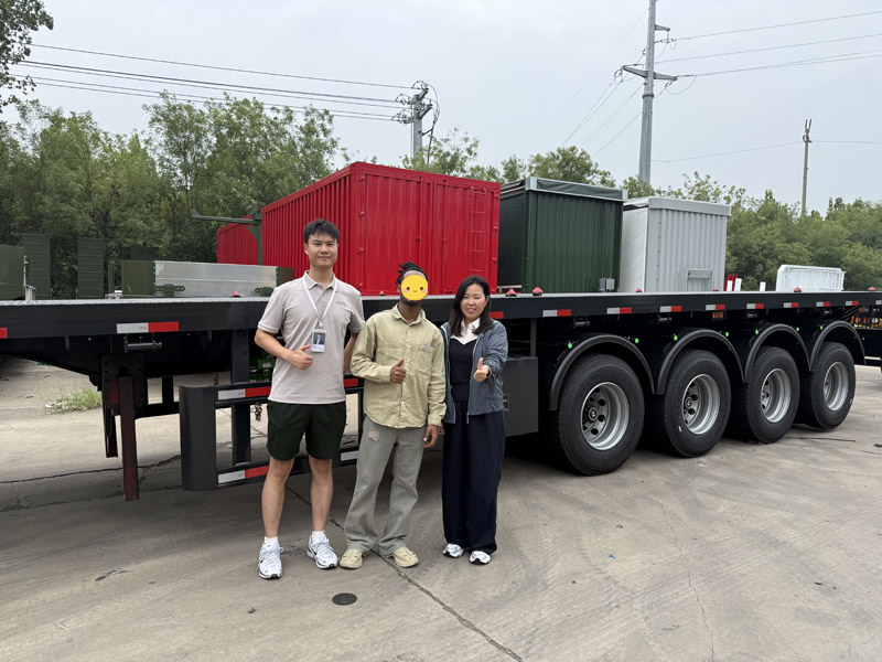 I clienti del Turkmenistan visitano lo stabilimento di Luyi, concentrandosi sui semirimorchi a 3 assi con ribaltabile posteriore e mostrando l'intenzione di collaborare