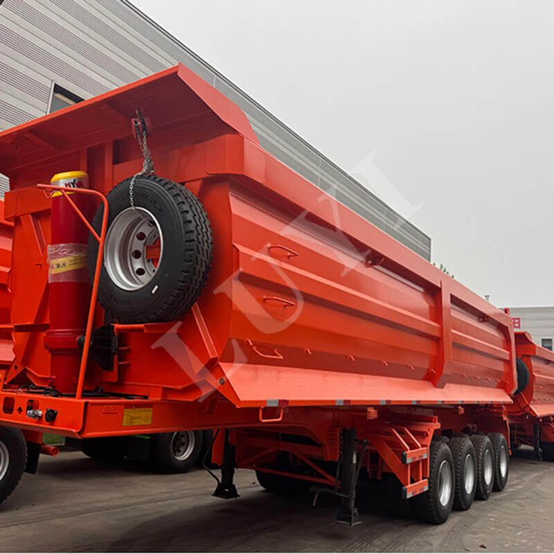 Adattato perfettamente alle esigenze locali, il semirimorchio ribaltabile a 4 assi è stato consegnato con successo al cliente dello Zambia