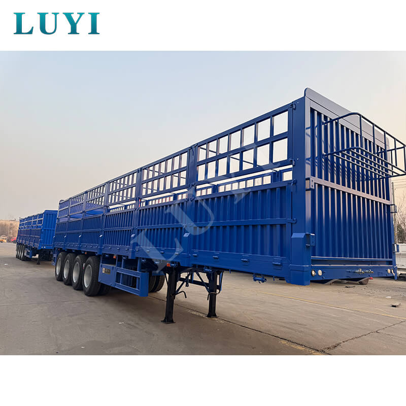 Potenziare le infrastrutture africane! Semirimorchi a sponde laterali a 4 assi spediti in Senegal in lotti