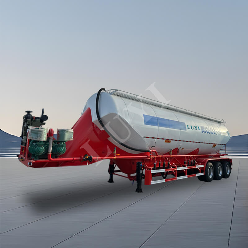 Semirimorchio con cisterna di cemento di tipo V alla rinfusa a 3 assi da 50 metri cubi