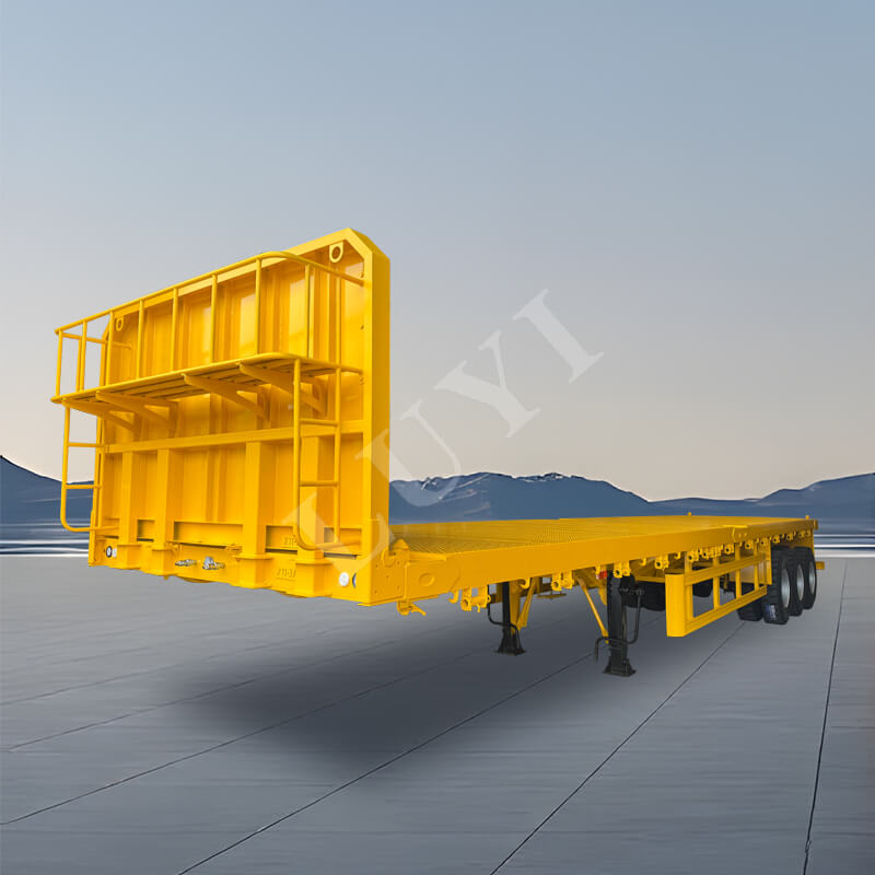 Semirimorchio a pianale a 3 assi con una capacità di carico di 40 tonnellate
