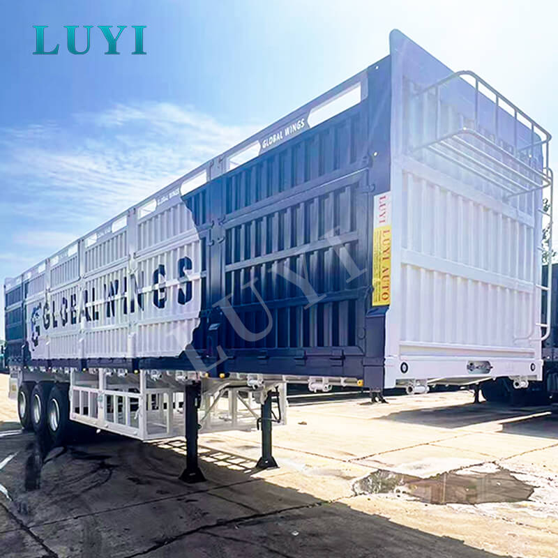 Semirimorchio a sponde alte staccabile per carichi pesanti a 3 assi da 100 tonnellate