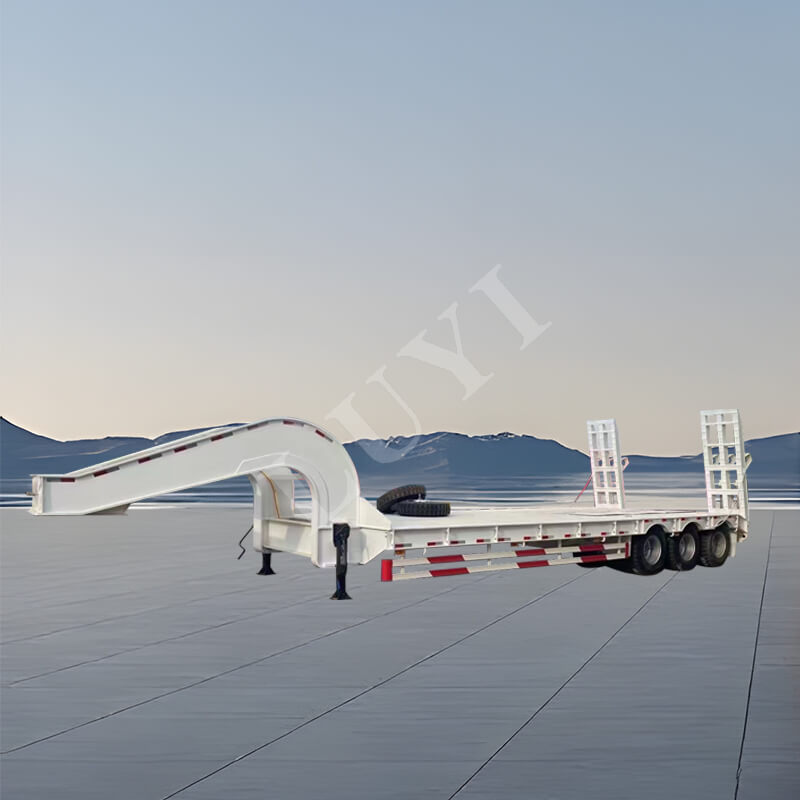 Semirimorchio a pianale ribassato a 3 assi con BPW, 60-100 tonnellate