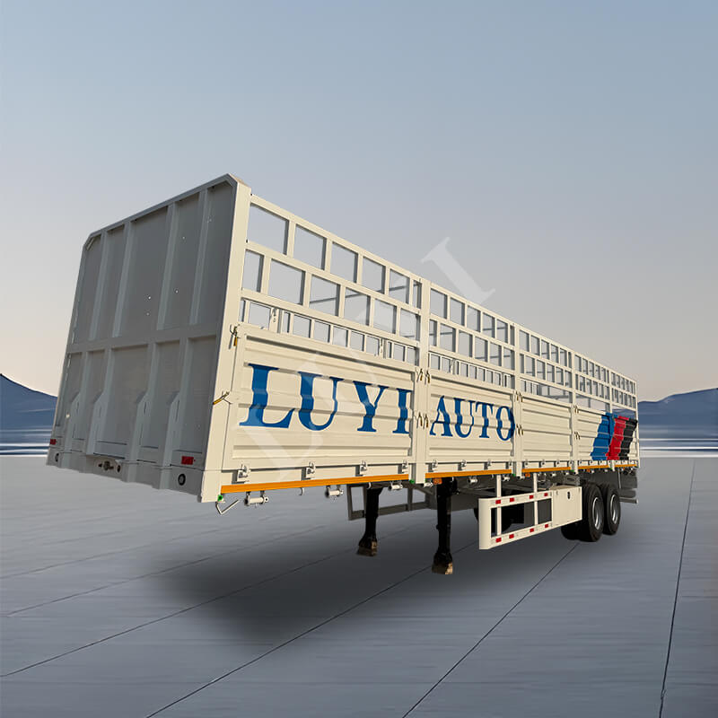 Semirimorchio con recinzione alta da 30 tonnellate e 60 tonnellate