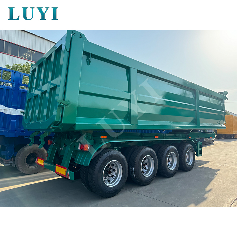 Aumentare i carichi utili per l'Uganda: come i rimorchi ribaltabili a 4 assi di LUYI stanno promuovendo l'efficienza nel settore edile e minerario