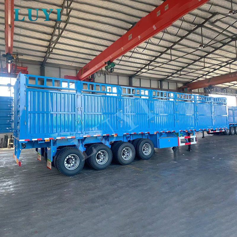 Rimorchio con sponde laterali a 3 assi LUYI: la scelta dei professionisti per il trasporto sicuro di carichi sfusi